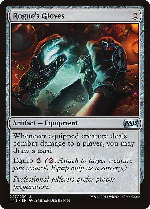 Rogue's Gloves - Magic 2015 Uncommon Card