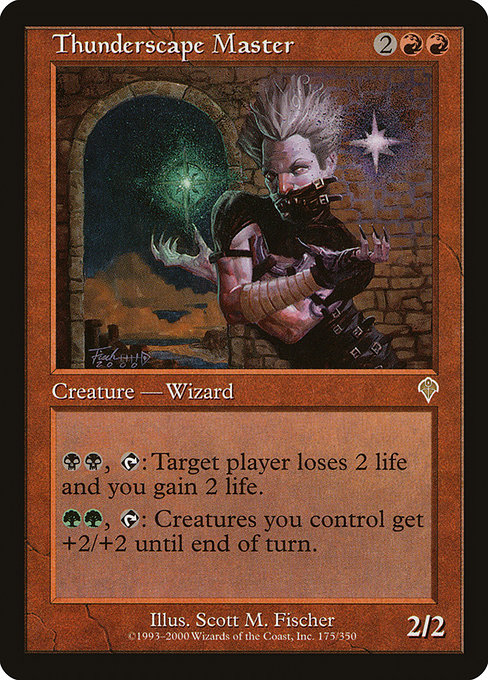 Thunderscape Master - Invasion Rare Card