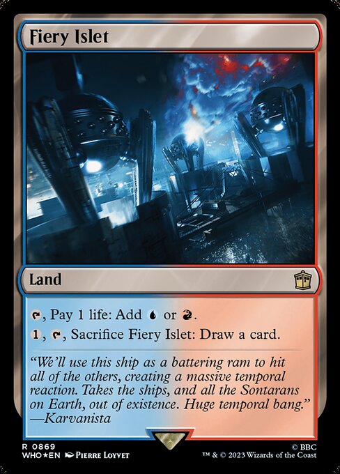 Fiery Islet - Doctor Who Rare Card