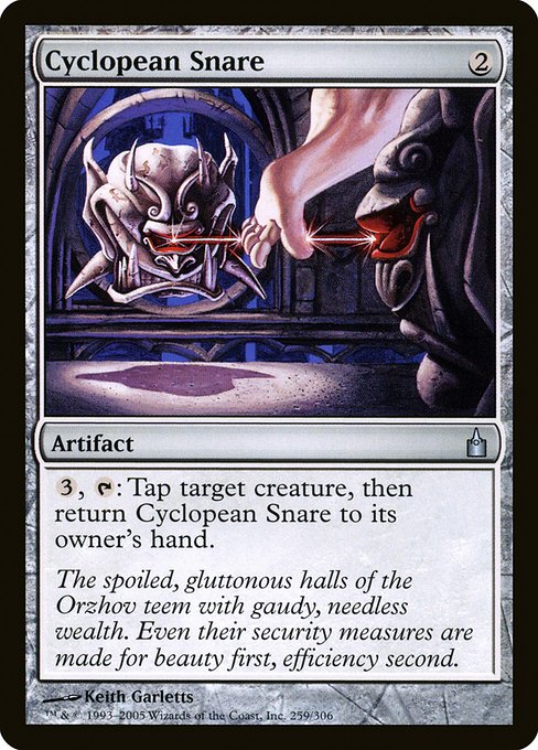 Cyclopean Snare - Ravnica: City of Guilds Uncommon Card