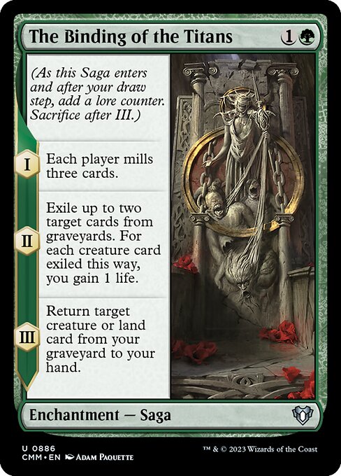 The Binding of the Titans - Commander Masters Uncommon Card