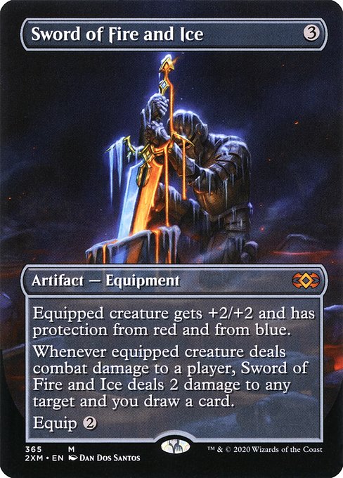Sword of Fire and Ice - Double Masters Mythic Card