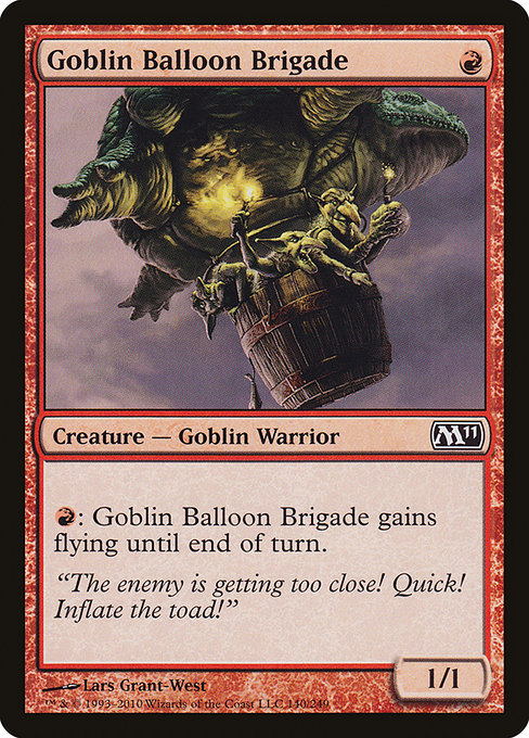 Goblin Balloon Brigade - Magic 2011 Common Card