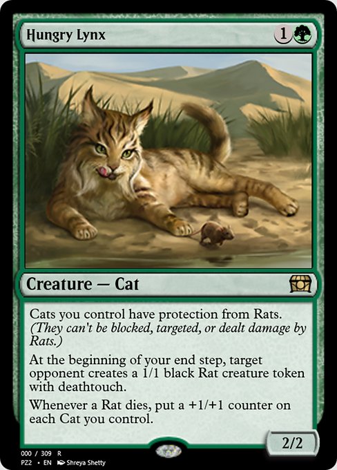 Hungry Lynx - Treasure Chest Rare Card