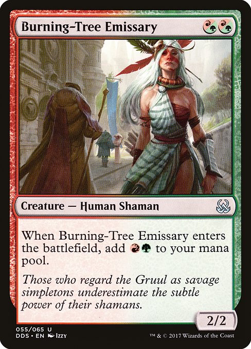 Burning-Tree Emissary - Duel Decks: Mind vs. Might Uncommon Card