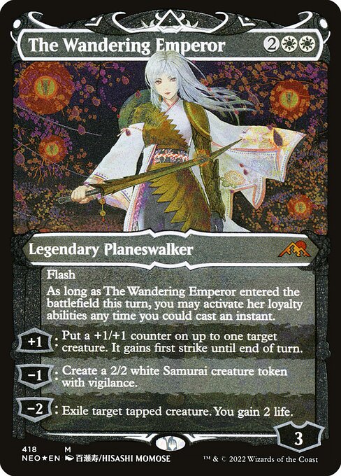 The Wandering Emperor - Kamigawa: Neon Dynasty Mythic Card