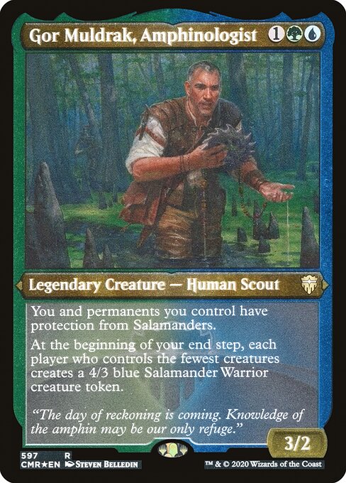 Gor Muldrak, Amphinologist - Commander Legends Rare Card