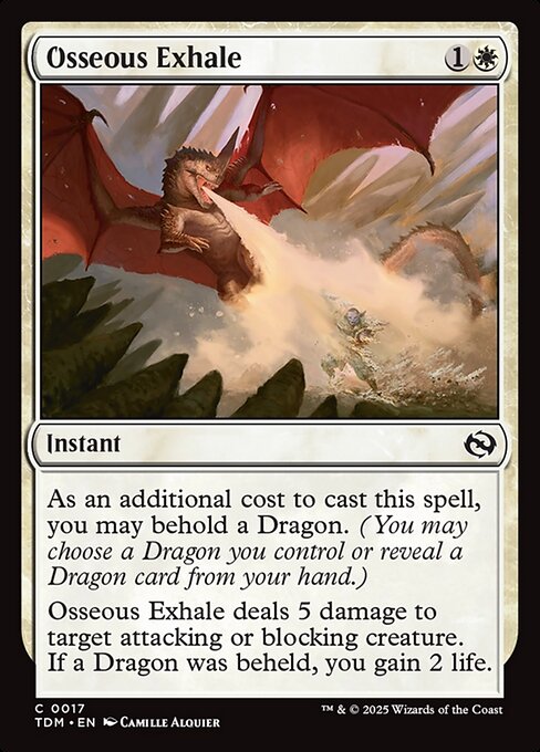 Osseous Exhale - Tarkir: Dragonstorm Common Card