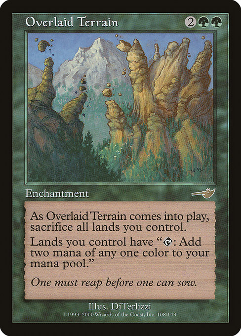 Overlaid Terrain - Nemesis Rare Card