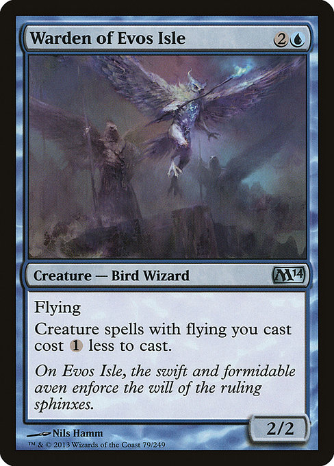 Warden of Evos Isle - Magic 2014 Uncommon Card