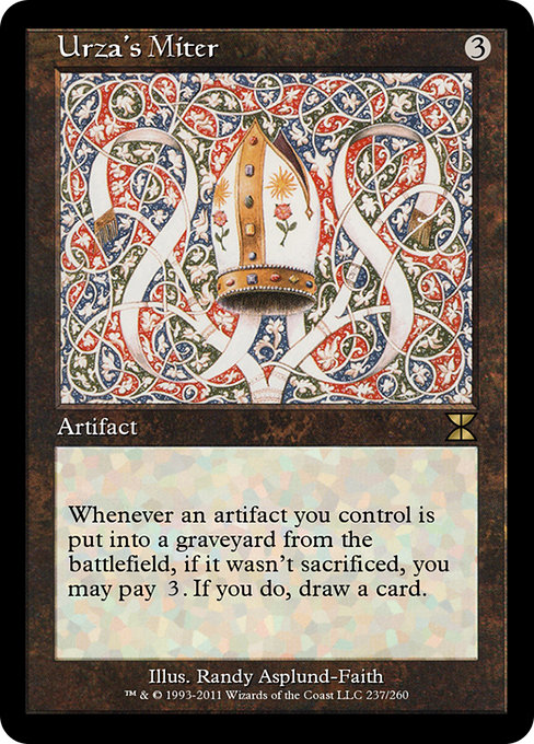 Urza's Miter - Masters Edition IV Rare Card