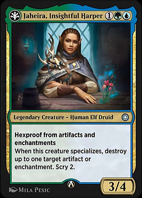 Jaheira, Insightful Harper - Alchemy Horizons: Baldur's Gate Uncommon Card