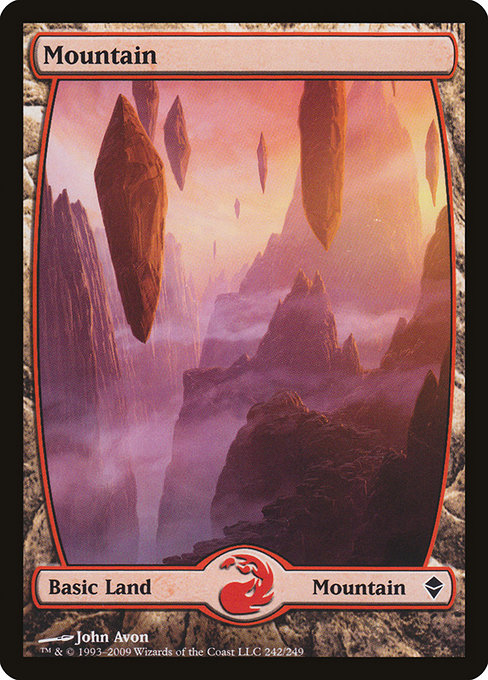 Mountain - Zendikar Common Card