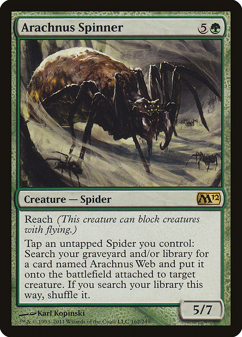 Arachnus Spinner - Magic 2012 Rare Card