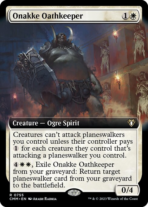 Onakke Oathkeeper - Commander Masters Rare Card