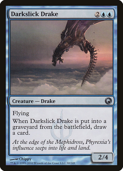Darkslick Drake - Scars of Mirrodin Uncommon Card
