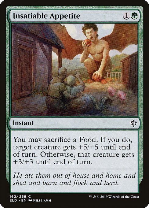 Insatiable Appetite - Throne of Eldraine Common Card