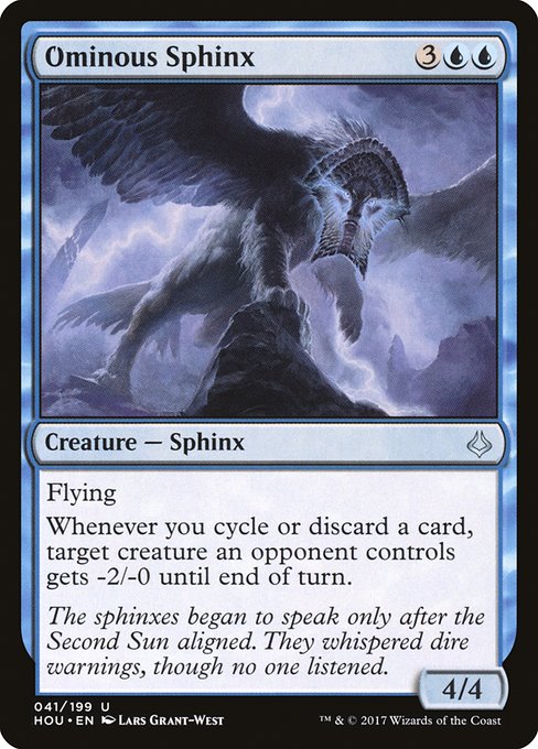 Ominous Sphinx - Hour of Devastation Uncommon Card
