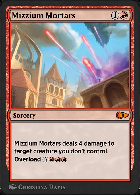 Mizzium Mortars - Pioneer Masters Mythic Card