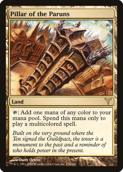 Pillar of the Paruns - Dissension Rare Card