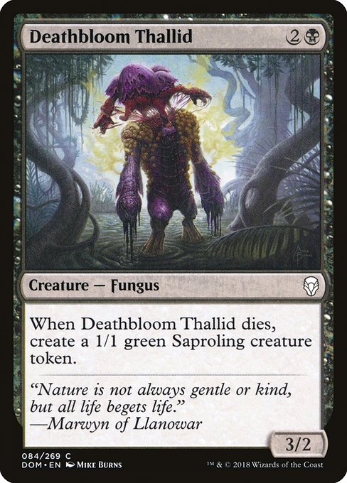 Deathbloom Thallid - Dominaria Common Card