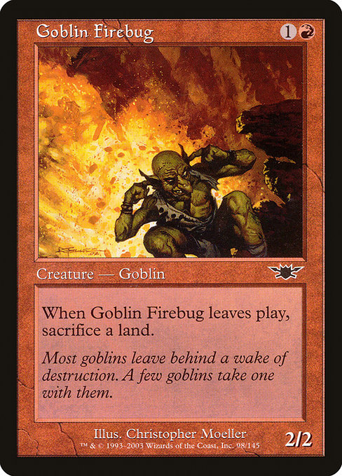 Goblin Firebug - Legions Common Card