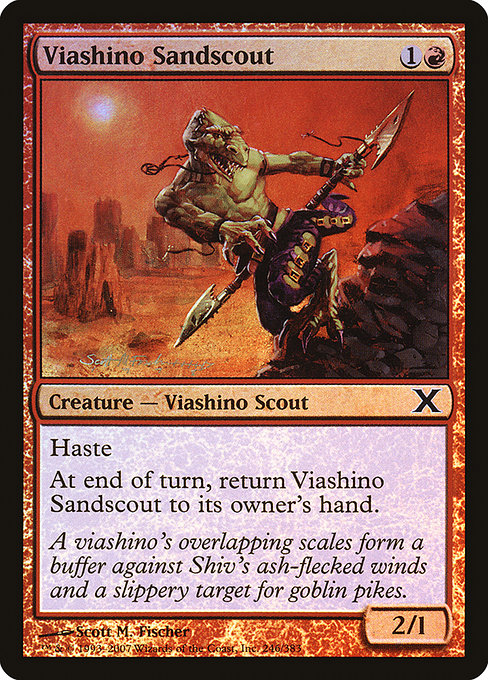 Viashino Sandscout - Tenth Edition Common Card