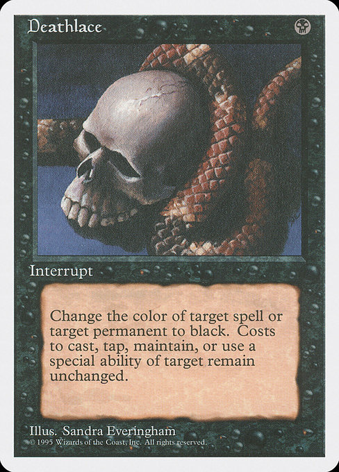 Deathlace - Fourth Edition Rare Card