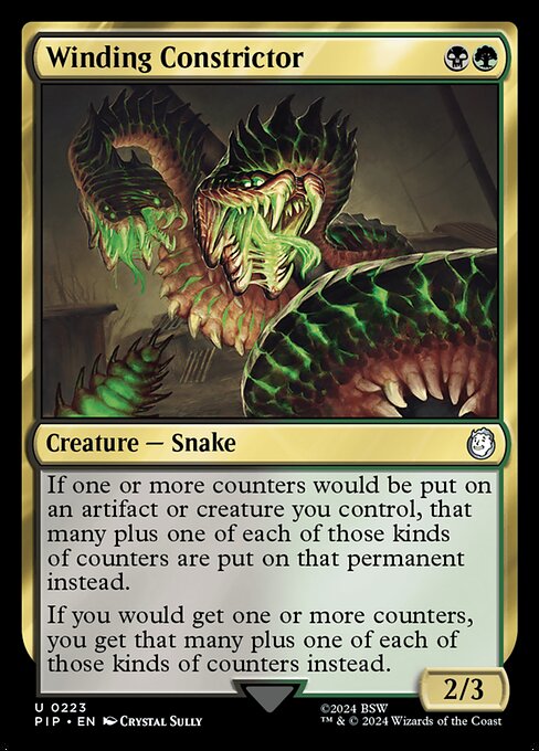 Winding Constrictor - Fallout Uncommon Card