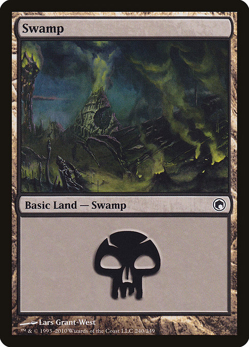 Swamp - Scars of Mirrodin Common Card