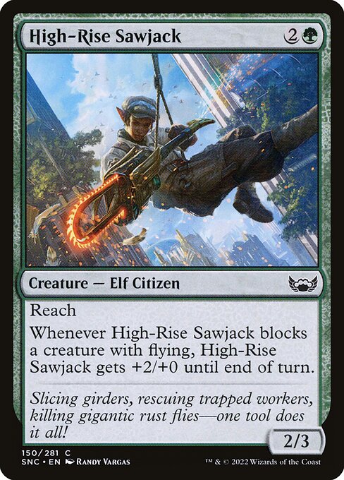 High-Rise Sawjack - Streets of New Capenna Common Card