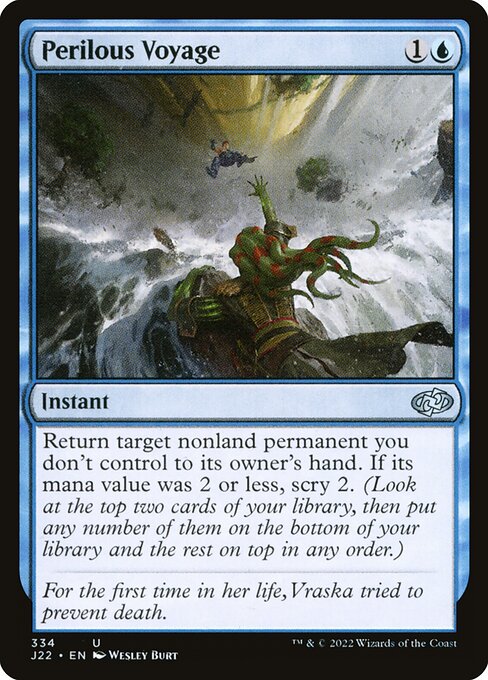 Perilous Voyage - Jumpstart 2022 Uncommon Card