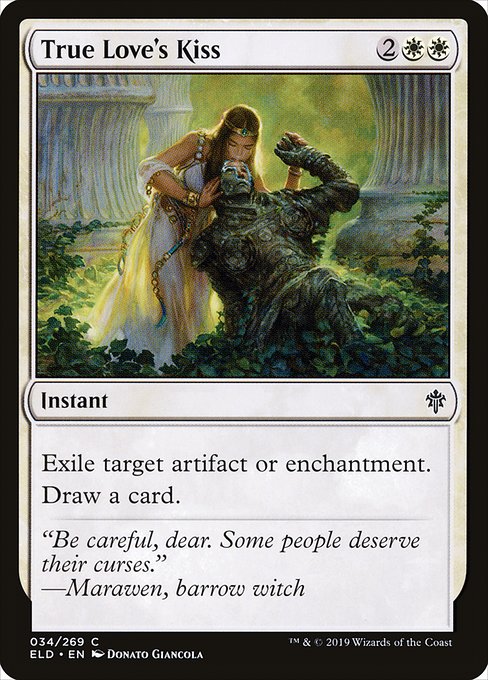 True Love's Kiss - Throne of Eldraine Common Card