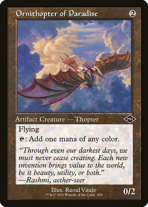 Ornithopter of Paradise - Modern Horizons 2 Common Card