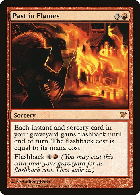 Past in Flames - Innistrad Mythic Card