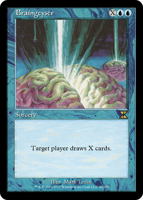 Braingeyser - Masters Edition IV Rare Card