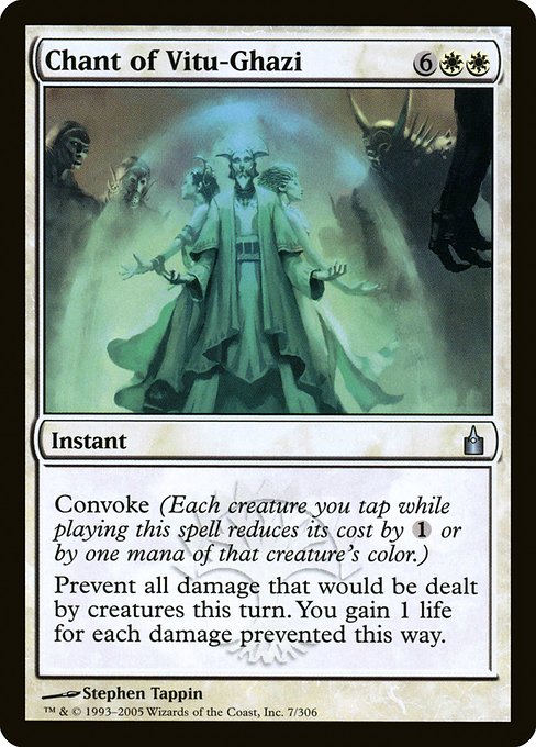 Chant of Vitu-Ghazi - Ravnica: City of Guilds Uncommon Card