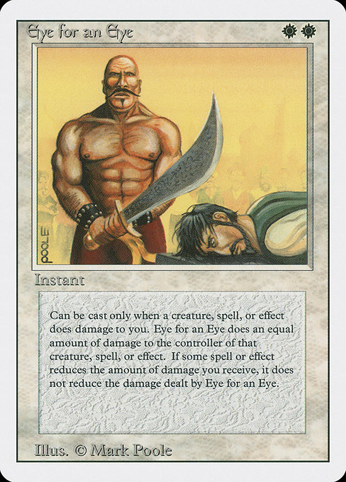 Eye for an Eye - Revised Edition Rare Card