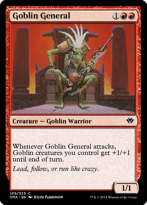 Goblin General - Vintage Masters Common Card