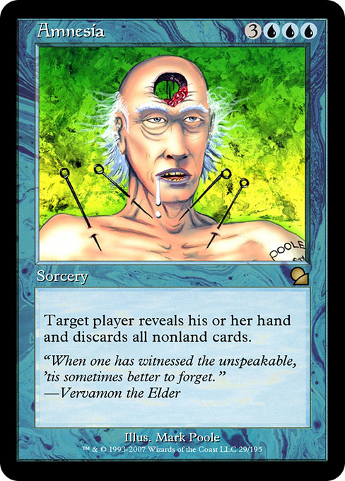 Amnesia - Masters Edition Rare Card
