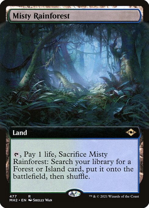 Misty Rainforest - Modern Horizons 2 Rare Card