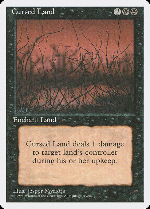 Cursed Land - Fourth Edition Uncommon Card