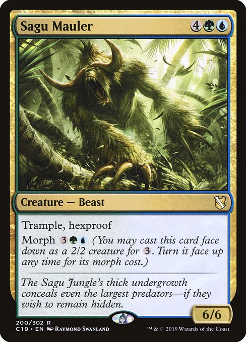 Sagu Mauler - Commander 2019 Rare Card