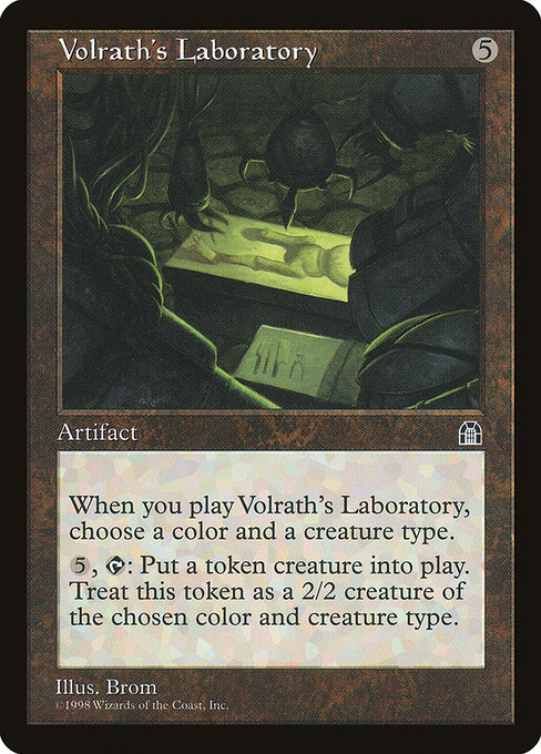 Volrath's Laboratory - Stronghold Rare Card