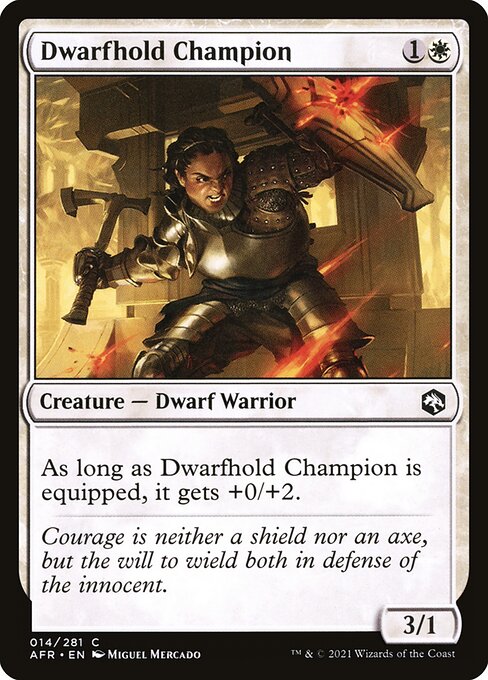 Dwarfhold Champion - Adventures in the Forgotten Realms Common Card