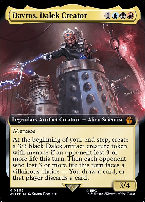 Davros, Dalek Creator - Doctor Who Mythic Card