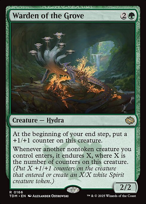 Warden of the Grove - Tarkir: Dragonstorm Rare Card
