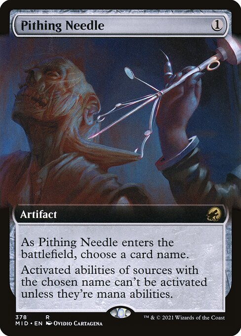 Pithing Needle - Innistrad: Midnight Hunt Rare Card