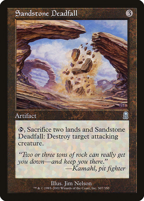 Sandstone Deadfall - Odyssey Uncommon Card