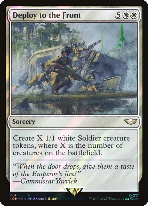 Deploy to the Front - Warhammer 40,000 Commander Rare Card